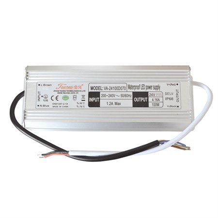Power supply LED driver IP66, 24V/100W/4,17A TAURAS