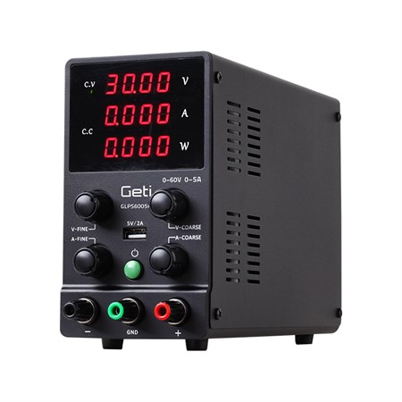 Zdroj laboratorní GETI GLPS6005H  0-60V/ 0-5A