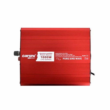 Power inverter CARSPA CPS1000 12V/230V 1000W pure sine wave+ UPS+ charger