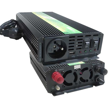Power inverter CARSPA UPS600 12V/230V 600W + UPS + charger, BK