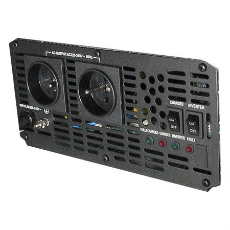 Měnič napětí CARSPA CPS2000 12V/230V 2000W čistá sinusovka+ UPS+ nabíječka