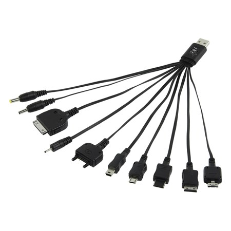 Cable USB FOREVER 10 connectors