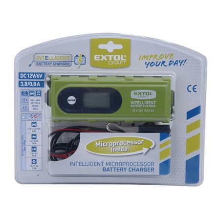 Battery charger EXTOL CRAFT 417300 6/12V 3.8A