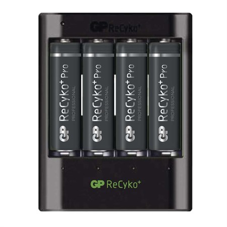 Nabíječka baterií GP USB U421 + 4xAA ReCyko+ Pro 2000mAh