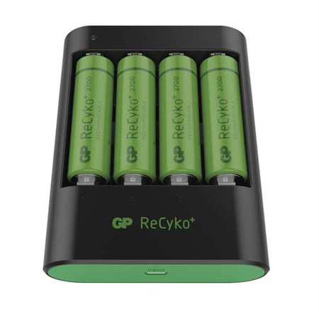 Nabíječka baterií GP USB U421 + 4xAA GP ReCyko + 2700mAh