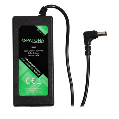 Laptop power adapter Asus 19V 3,42A 65W 5,5x2,5mm PATONA PT2560