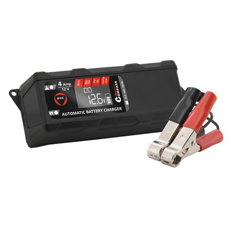 Battery charger COMPASS 07160 12V 4Amp PB/GEL/AGM/LiFePO4