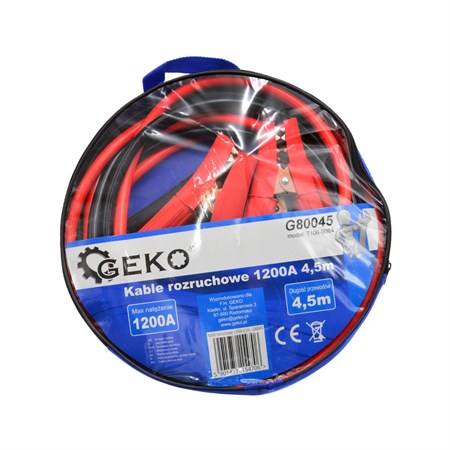Starter cables 1200A 4.5m GEKO G80045
