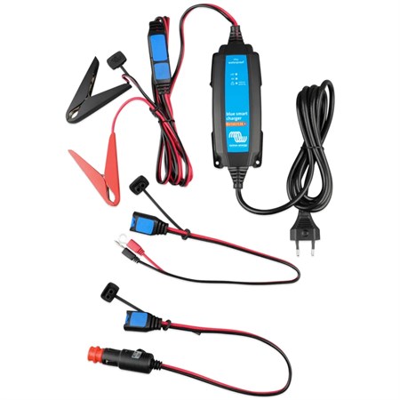 Smart battery charger BlueSmart 6V/12V - 1.1A IP65+DC connector
