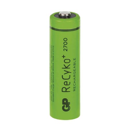 Battery AA (R6) rechargeable 1,2V/2700mAh GP Recyko+