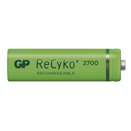 Battery AA (R6) rechargeable 1,2V/2700mAh GP Recyko+