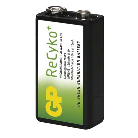 Batéria GP Recyko+, 9V