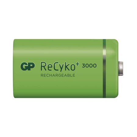 Baterie C (R14) nabíjecí 1,2V/3000mAh GP Recyko+
