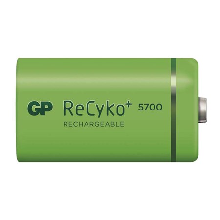 Battery D (R20) rechargeable 1,2V/5700mAh GP Recyko+