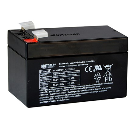 Sealed lead acid battery 12V   1.2Ah MOTOMA