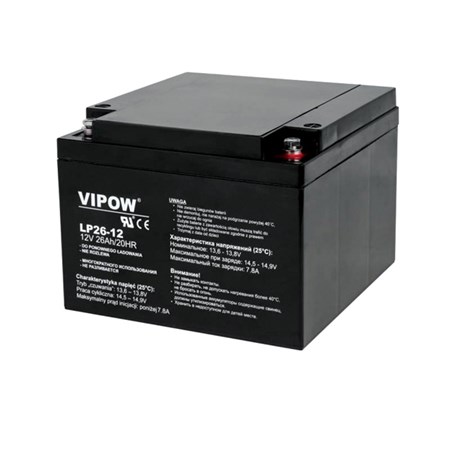 Sealed lead acid battery 12V  26Ah VIPOW
