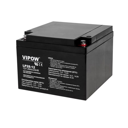 Sealed lead acid battery 12V 28Ah VIPOW