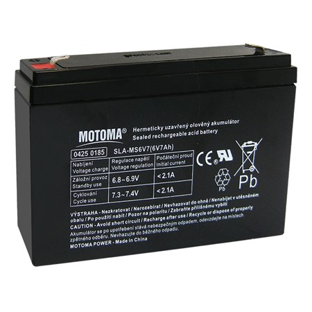 Sealed lead acid battery  6V  7.0Ah MOTOMA