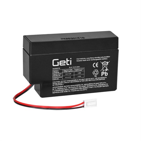 Lead acid battery 12V  0.8Ah GETI