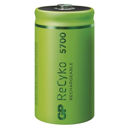 Batérie D (R20) nabíjacie 1,2V/5700mAh GP Recyko  2ks