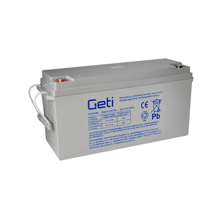 Gel battery 12V 150Ah GETI for solar systems
