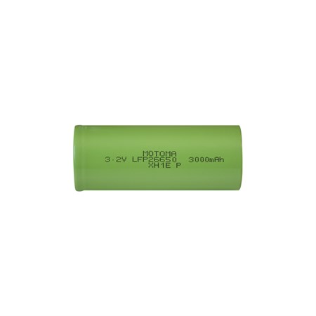 Rechargeable LiFePO4 26650 3,2V/3000mAh MOTOMA battery