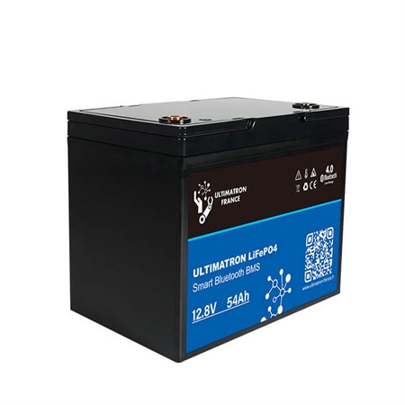 Battery LiFePO4 12.8V 54Ah Ultimatron Smart BMS