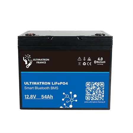 Baterie LiFePO4 12,8V 54Ah Ultimatron Smart BMS