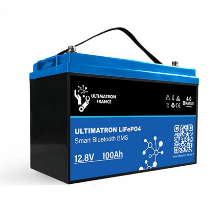 Battery LiFePO4 12,8V 100Ah Ultimatron Smart BMS