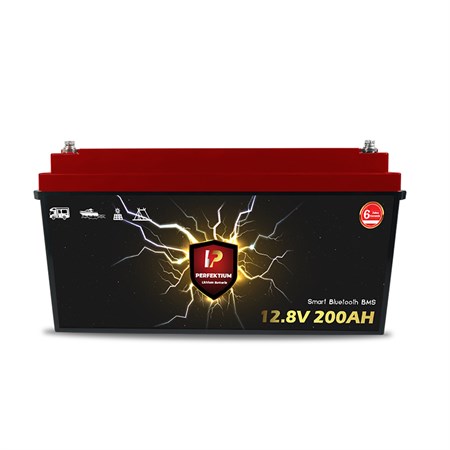 LiFePO4 12.8V 200Ah Perfektium Smart BMS battery with heating system