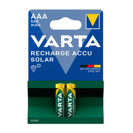 Battery AAA rechargeable VARTA BAT0342 Solar 2pcs / blister