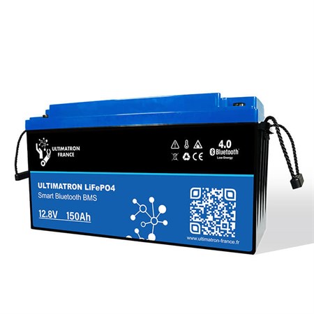 Battery LiFePO4 12,8V 150Ah Ultimatron Smart BMS