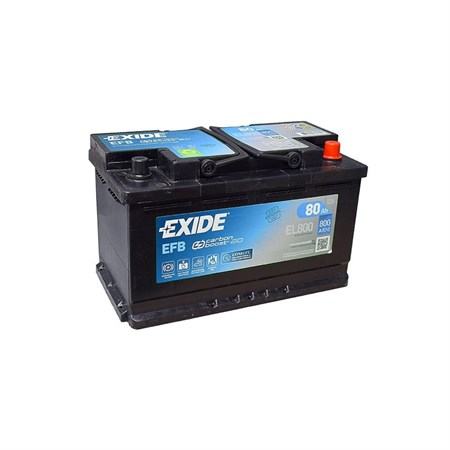 Car battery EFB EXIDE START-STOP EL800 80Ah 12V