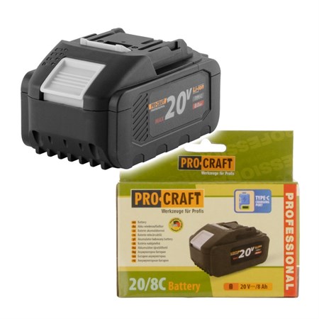 Battery PROCRAFT 20V 8000mAh 20/8C