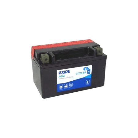 Motorcycle battery 12V/8Ah EXIDE ETX7A-BS