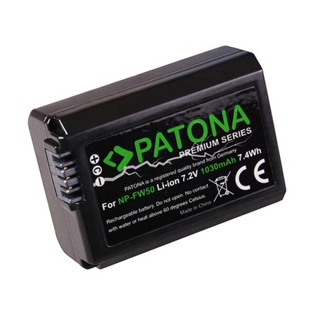 Battery SONY NP-FW50 1030 mAh premium PATONA PT1248