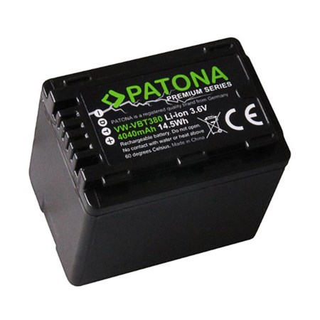 Battery PANASONIC VW-VBT380  4040 mAh premium PATONA PT1257