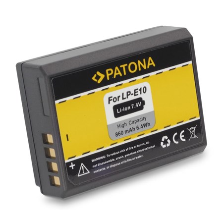 Battery CANON LP-E10 860 mAh PATONA PT1089
