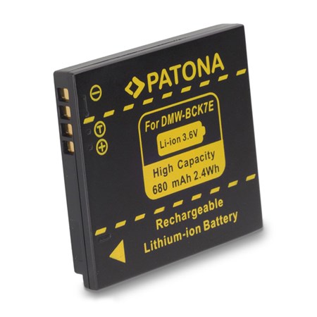 Battery PANASONIC DMW-BCK7E 680 mAh PATONA PT1091