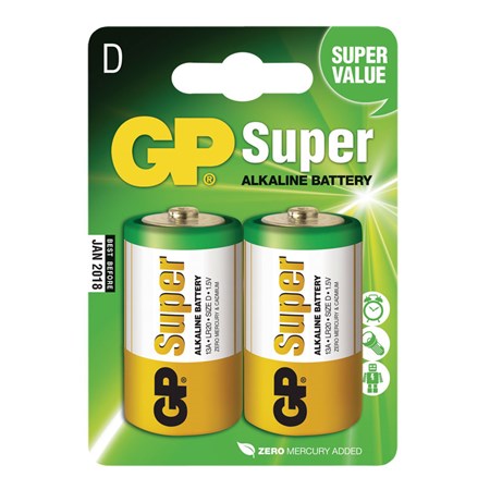 Battery D (R20) alkaline GP Super Alkaline