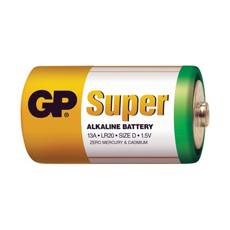 Batéria D (R20) alkalická GP Super Alkaline