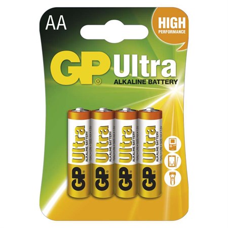 Battery AA (R6) alkaline GP ultra  4pcs