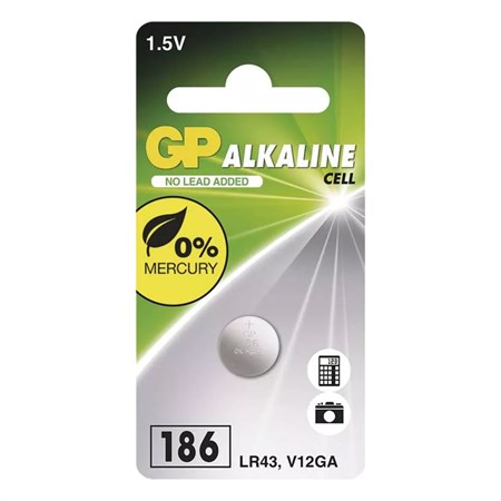 Battery LR43 (186) GP alkaline
