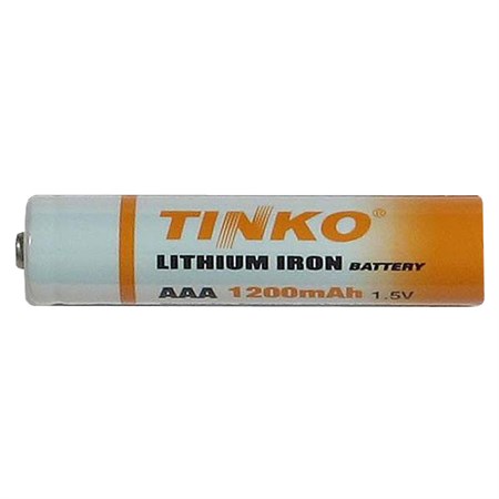 Lithium battery AAA R03 1,5V/1200mAh TINKO  2pcs