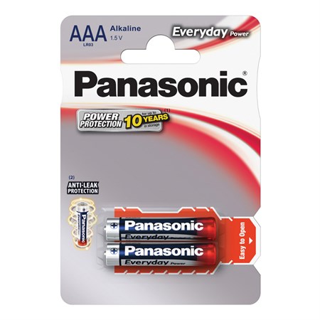 Baterry AAA (R03) alkaline PANASONIC Everyday Power 2pcs / blister