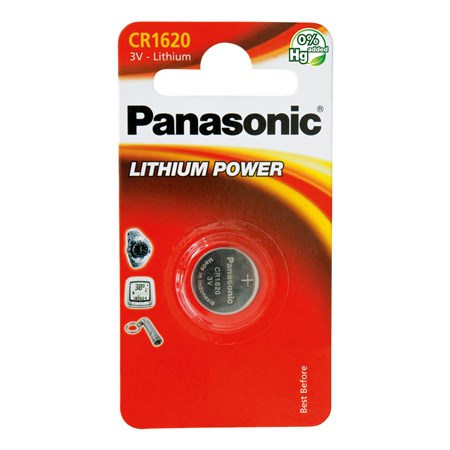 Battery CR1620 PANASONIC lithium 1pc / blister