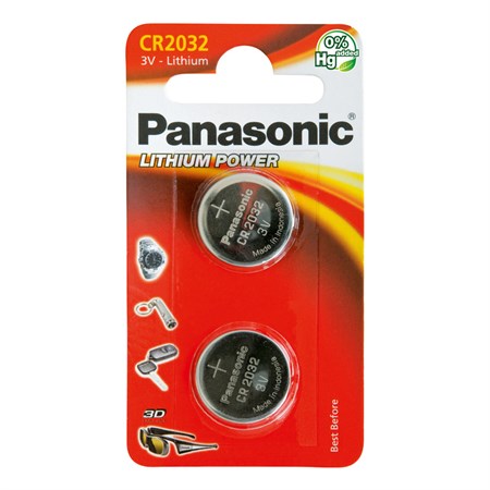 Baterie CR2032 PANASONIC lithiová 2ks / blistr