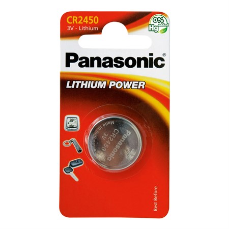 Battery CR2450 PANASONIC lithium 1pc / blister