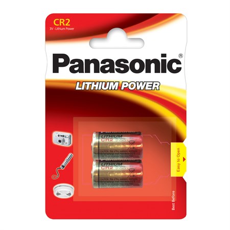 Battery CR2 PANASONIC lithium 2pcs / blister