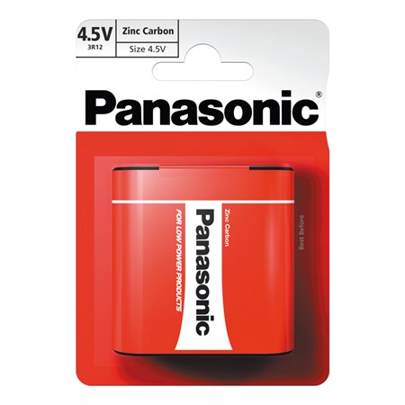 Battery 3R12 (4,5V) Zn-Cl PANASONIC Red 1pc / blister